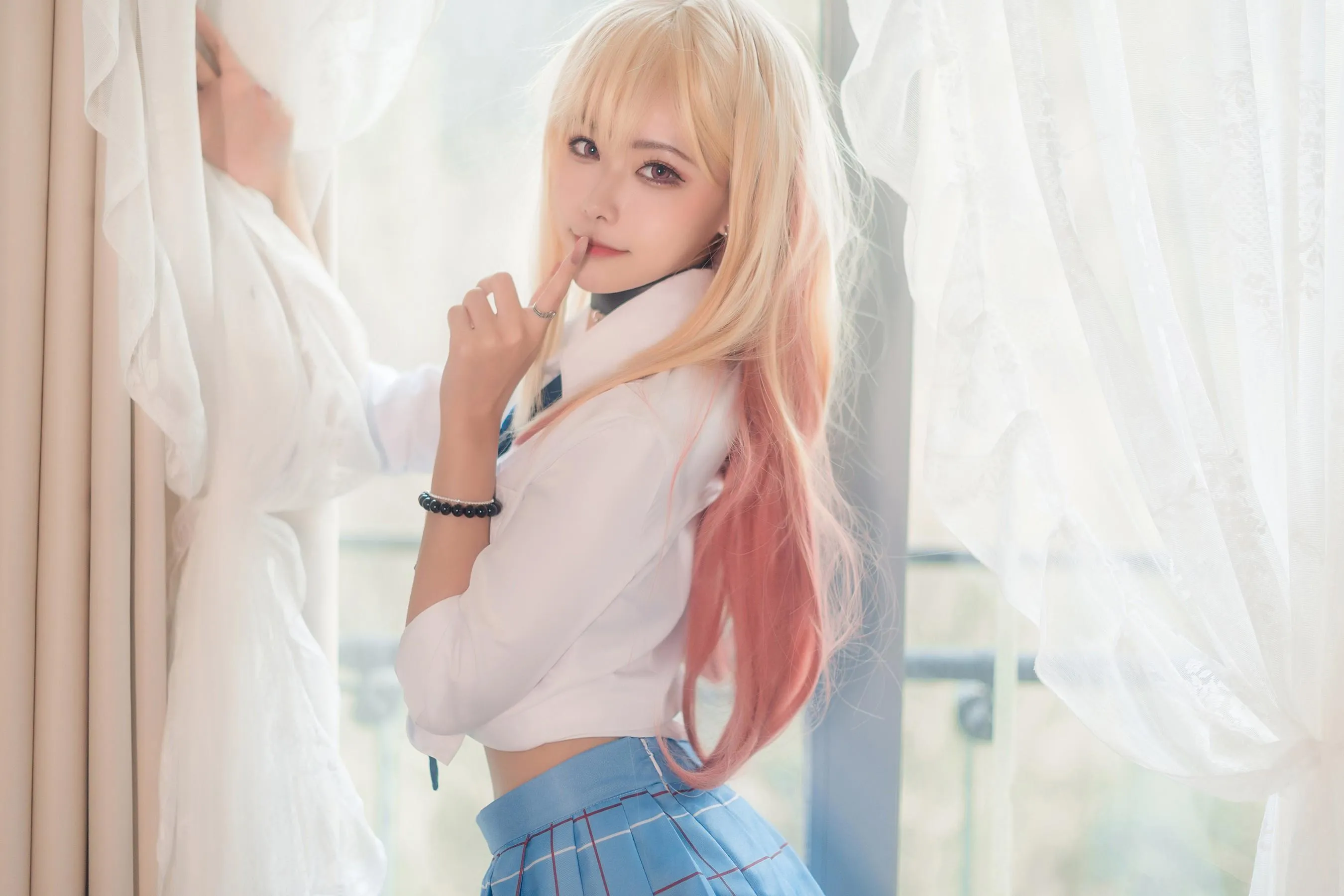 Momoko葵葵 – NO.34 喜多川海夢 黑江雫 [45P]插图8